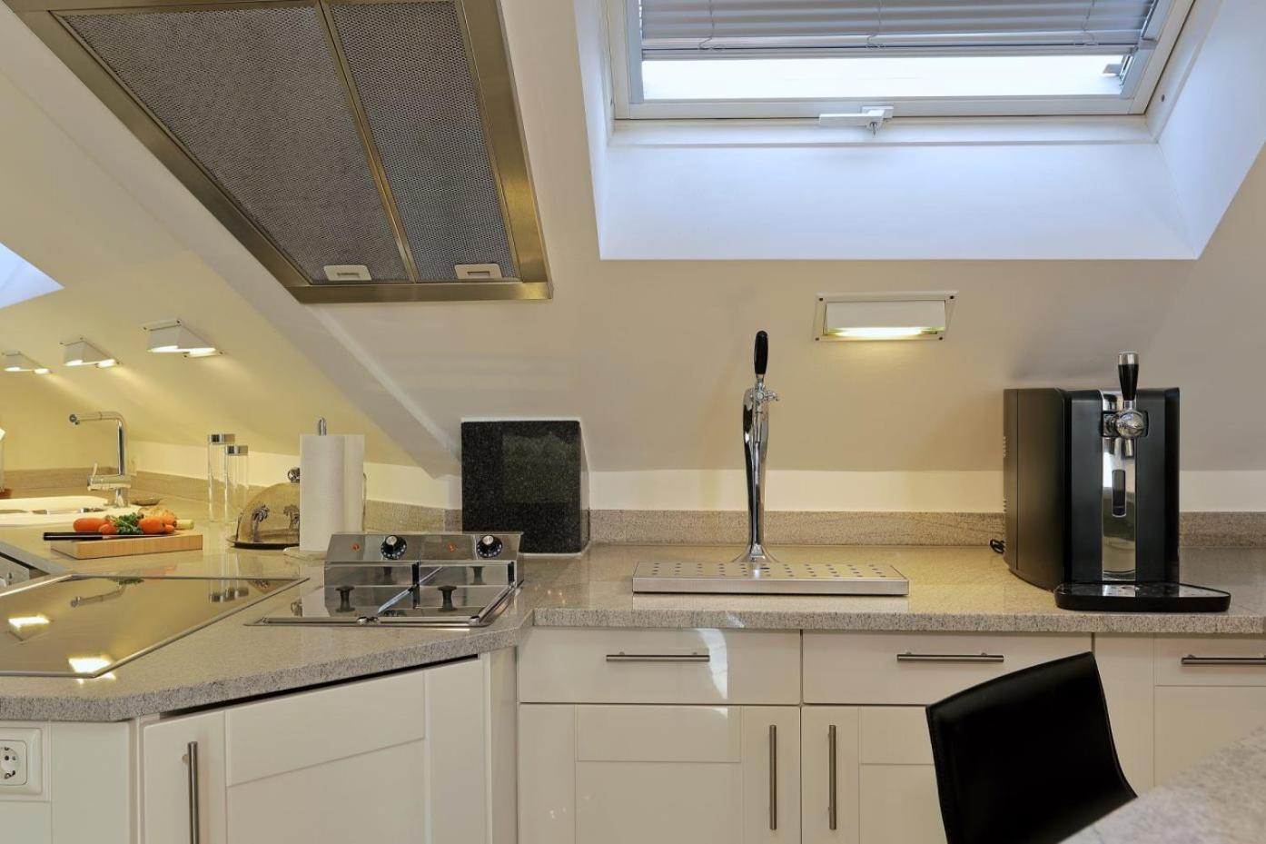 Ferienwohnung Penthouse Muelheim- Ruhr - Zentral - Edel - Luxus Pur Mülheim an der Ruhr Exterior foto